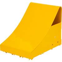 Ice Chocks, Steel, Yellow, 8-1/16" W x 10-5/8" D x 8-13/16" H Absolute Business Supply