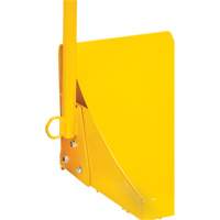 Ice Chock with Ergonomic Handle, Steel, Yellow, 8-1/16" W x 10-5/8" D x 8-13/16" H Absolute Business Supply