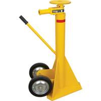 100,000 lbs. Static Capacity Ratchet Trailer Jack, 20 tons Lift Capacity Absolute Business Supply