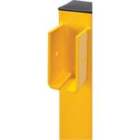 Poteau de coin pour garde-corps l&eacute;gers, Acier, 42" h, Jaune s&eacute;curit&eacute; OSHA Absolute Business Supply
