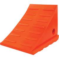 Cale-roue polyvalente de 35 tonnes, Ur&eacute;thane, Orange Absolute Business Supply