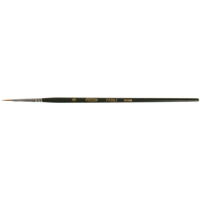 Artist Paint Brush, 1/16" Brush Width, Red Sable, Wood Handle Absolute Business Supply