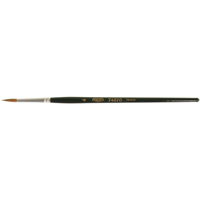 Artist Paint Brush, 1/8" Brush Width, Red Sable, Wood Handle Absolute Business Supply