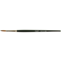 Artist Paint Brush, 5/32" Brush Width, Red Sable, Wood Handle Absolute Business Supply