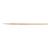 Pure White Bristle Round Marking Paint Brush, 9/64" Brush Width, White China, Wood Handle Absolute Business Supply