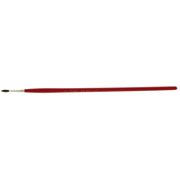 Round Marking Paint Brush, 9/64" Brush Width, Camel Hair, Wood Handle Absolute Business Supply