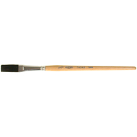 One Stroke Paint Brush, 1/2" Brush Width, Ox Hair, Wood Handle Absolute Business Supply