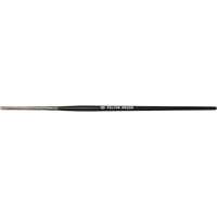 Pinceau plat pour artiste, Largeur de la brosse de 6 mm, Martre rouge, Manche &agrave; Bois Absolute Business Supply