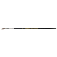 Pinceau pointu &agrave; soies noires pour artiste, Largeur de la brosse de 2,1 mm, Soie de chameau, Manche &agrave; Bois Absolute Business Supply