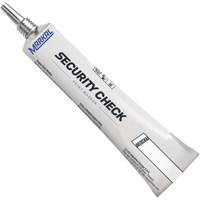 Security Check Paint Marker, 1.7 oz., Tube, White Absolute Business Supply