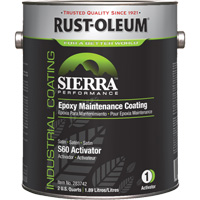 Rev&ecirc;tement dentretien &eacute;poxydique &agrave; base deau Sierra S60 partie 1 activateur, Gallon Absolute Business Supply
