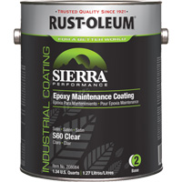 Sierra S60 Water-Based Epoxy Maintenance Coating Part 2 Base, Gallon, Clear Absolute Business Supply