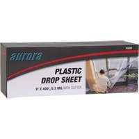Drop sheet, 400' L x 9' W, Plastic Absolute Business Supply