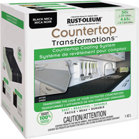 Countertop Transformations&reg; Mica Countertop Coating System, 1.42 L, Kit, Black Mica Absolute Business Supply