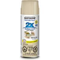 Peinture &agrave; pouvoir couvrant &eacute;lev&eacute; Painter's Touch, Blanc bisque d'ivoire, Semi-brillant, Canette a&eacute;rosol Absolute Business Supply
