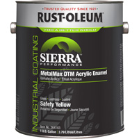 Sierra Performance MetalMax&reg; Plus DTM Acrylic Enamel, Gallon, Yellow Absolute Business Supply