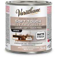 Varathane&reg; Diamond Wood Finish&reg; Coating, 236 ml, Clear, Matte Absolute Business Supply