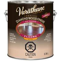 Varathane&reg; Diamond Wood Finish Floors Coating, 3.78 L, Clear, Gloss Absolute Business Supply