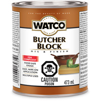 Watco&reg; Butcher Block Oil & Finish, 473 ml, Clear, Transparent Absolute Business Supply