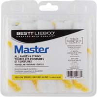 Master Yellow Stripe Mini Roller, 10 mm (3/8") Nap, 101.6 mm (4") L Absolute Business Supply