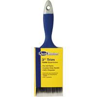 Pinceau &agrave; garniture Quick Solutions, Polyester, Manche Plastique, Largeur de 3" Absolute Business Supply