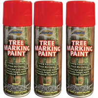 Peinture fluorescente pour marquer les arbres Aervoe 690, Rouge fluorescent, 16 oz Absolute Business Supply