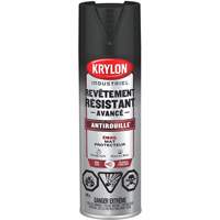 Peinture Tough Coat avec technologie Rust Barrier, Noir, Plat, 425 g, Canette a&eacute;rosol Absolute Business Supply