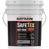 SafeTex&reg; Easy-Tread Acrylic Coating, 4 gal., Water-Based, Flat/Textured, Grey Absolute Business Supply