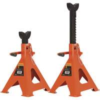856A Jack Stands, Locking Handle/Ratchet, 6 Ton(s) Capacity, 15-1/2" - 24" H Absolute Business Supply