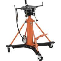 High Lift Air/Hydraulic 2-Stage Transmission Jack, 1 Ton(s) Lifting Capacity Absolute Business Supply