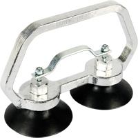 Appareils &agrave; ventouses - Ventouse double industrielle, 30 lb Capacit&eacute;, 3", Barre &agrave; tirer, 7" Longueur de la manche Absolute Business Supply