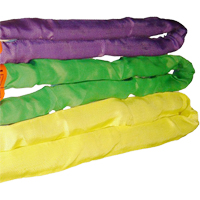 Round Slings, Blue, 4" W x 8' L, 23000 lbs. Vertical Load Absolute Business Supply