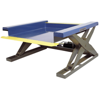 Tables &eacute;l&eacute;vatrices hydrauliques pr&egrave;s du sol, Acier, Capacit&eacute; de 2000 lb Absolute Business Supply