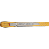 Nylon Slings, Single Ply, Double Eye, Type 3, 4" W x 3' L, 6200 lbs. Vertical Load Limit Absolute Business Supply