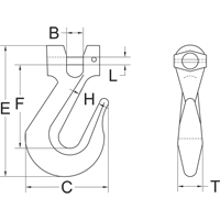 Clevis Slip Hook - Grade 70 Absolute Business Supply