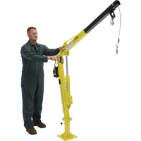 Grue &agrave; fl&egrave;che pour camion actionn&eacute;e par treuil, Capacit&eacute; de 500 lb (0,25 tonne), Limite de 102' Absolute Business Supply