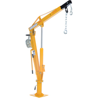 Grue &agrave; fl&egrave;che pour camion actionn&eacute;e par treuil, Capacit&eacute; de 1000 lb (0,5 tonne), Limite de 86-1/2" Absolute Business Supply