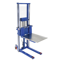 Hefti-Lift Load Stacker, Foot Pump Operated, 1500 lbs. Capacity, 63" Max Lift Absolute Business Supply