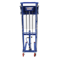Hefti-Lift Load Stacker, Foot Pump Operated, 1500 lbs. Capacity, 63" Max Lift Absolute Business Supply