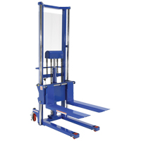 Hefti-Lift Load Stacker, Foot Pump Operated, 1500 lbs. Capacity, 63" Max Lift Absolute Business Supply