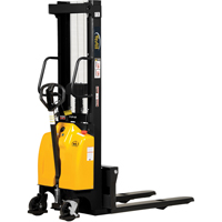 Fork Lift Stacker, Electric Operated, 2000 lbs. Capacity, 98" Max Lift Absolute Business Supply