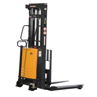 Fork Lift Stacker, Electric Operated, 2000 lbs. Capacity, 118" Max Lift Absolute Business Supply