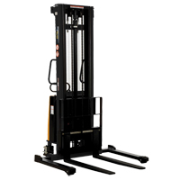 Fork Lift Stacker, Electric Operated, 2000 lbs. Capacity, 137" Max Lift Absolute Business Supply