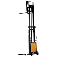 Fork Lift Stacker, Electric Operated, 2000 lbs. Capacity, 137" Max Lift Absolute Business Supply