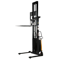 Fork Lift Stacker, Electric Operated, 2000 lbs. Capacity, 150" Max Lift Absolute Business Supply