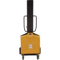 Narrow Mast Powered Lift Stacker, Electric Operated, 1000 lbs. Capacity, 63" Max Lift Absolute Business Supply