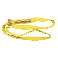 Polyester Round Sling, Yellow, 2-1/2" W x 3' L, 9000 lbs. Vertical Load Absolute Business Supply