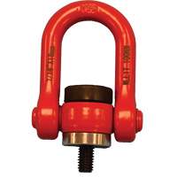 Anneau de levage pivotant VQ pour palan, M8, Longueur du filetage 12 mm, Acier alli&eacute; Absolute Business Supply