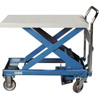 Table &eacute;l&eacute;vatrice &agrave; ciseaux Dandy Lift, 28" lo x 17-7/10" la, Acier, Capacit&eacute; 330 lb Absolute Business Supply