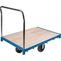 Chariot &agrave; plateforme robuste, 48" lo x 24" la x Capacit&eacute; 2000 lb, Roues en Caoutchouc Absolute Business Supply
